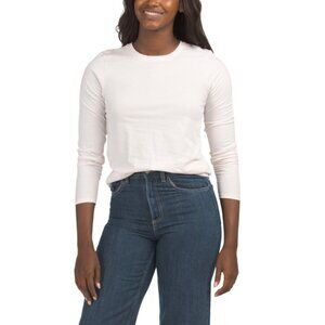NATURAL SKIN Powder Pink Organic Cotton Jael Long Sleeve T-shirt